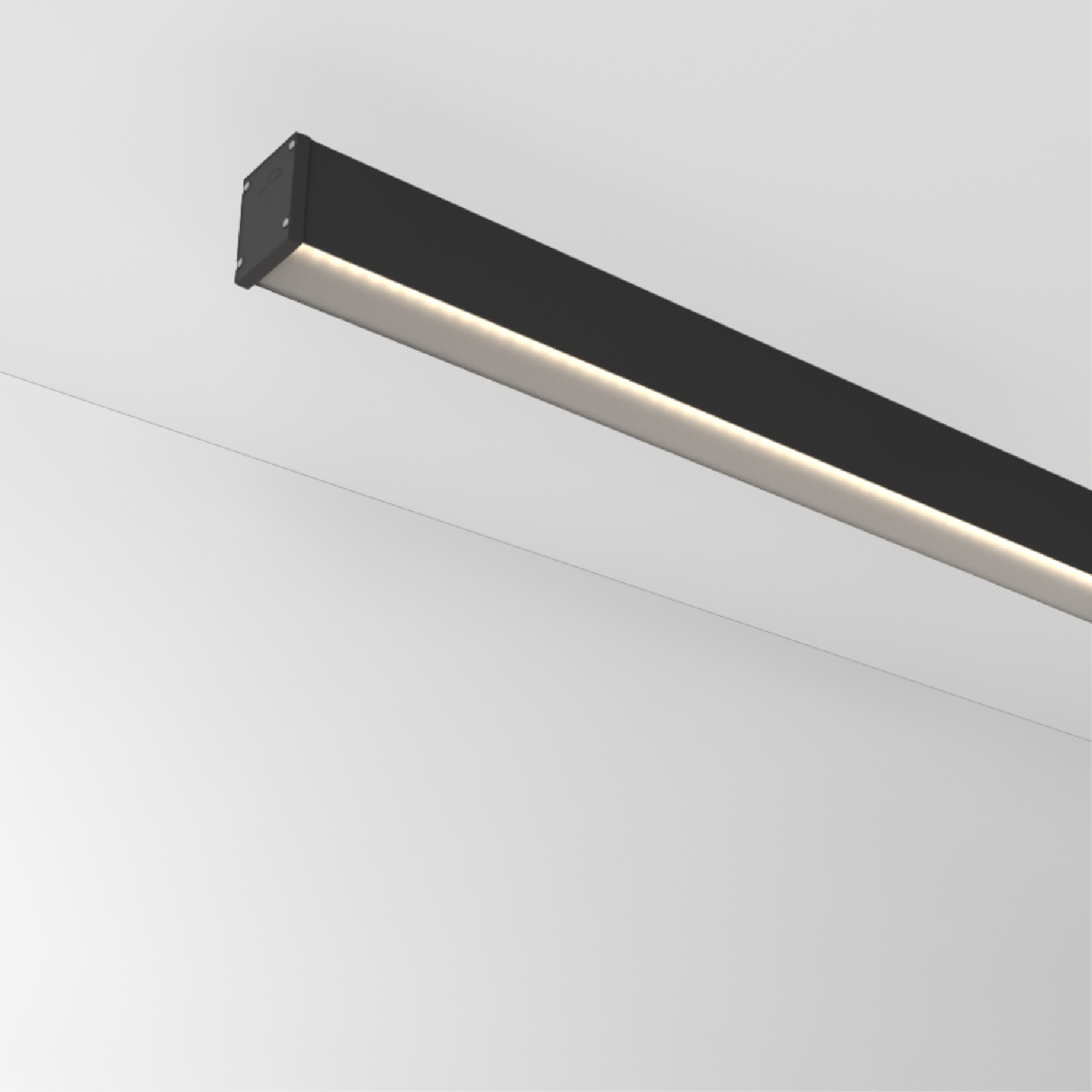 Slider Straight IP54 by Prolicht – 63 3/8″ x 3 1/8″ Surface, Linear Profiles offers LED lighting solutions | Zaneen Architectural